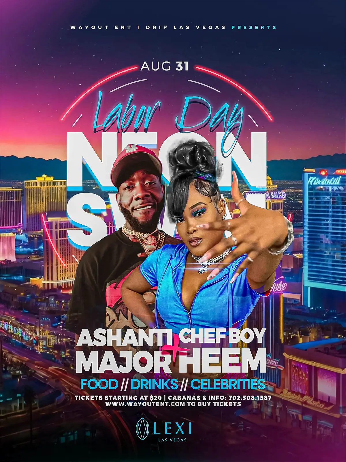 Ashanti Major on stage
