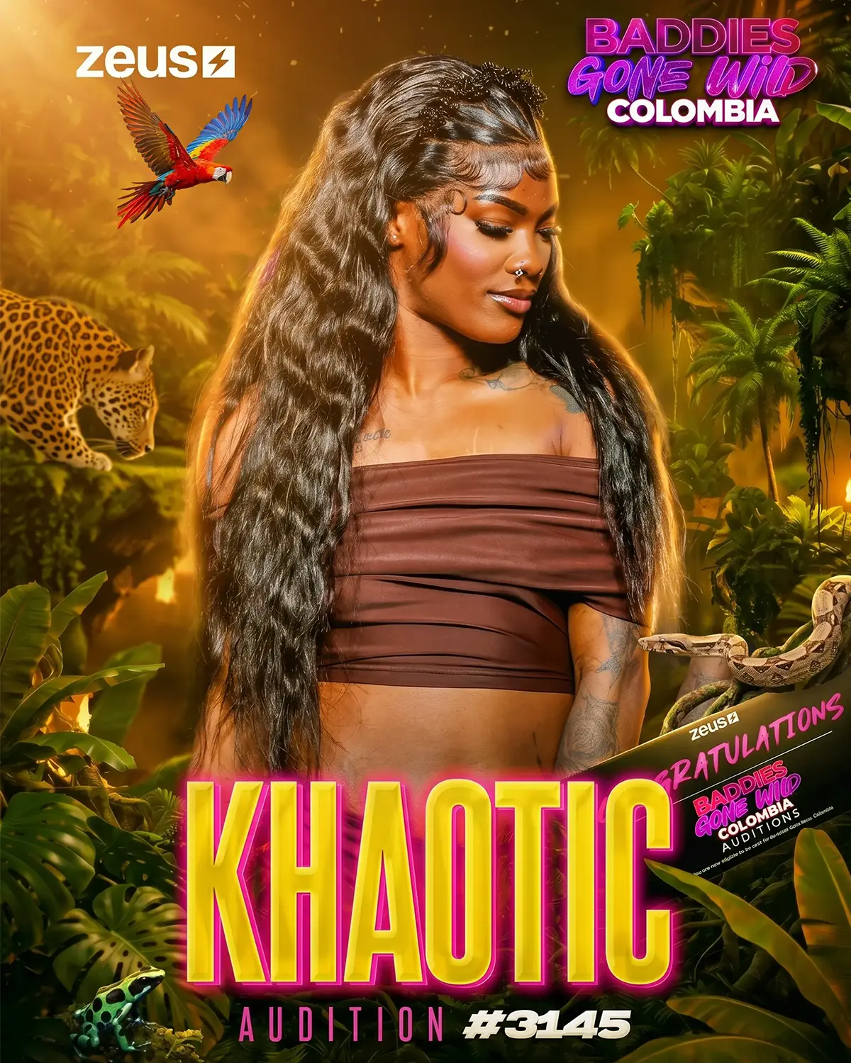 Khaotic portrait, alternate detail shot